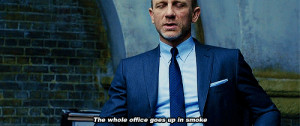 my gif daniel craig James Bond Skyfall Judi Dench