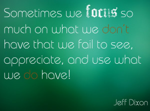 but as we often say we need to be thankful