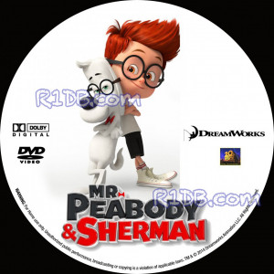 mr peabody amp sherman blu ray label