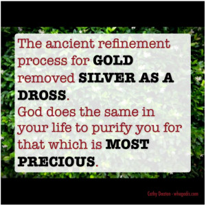 quote gold refined silver as dross