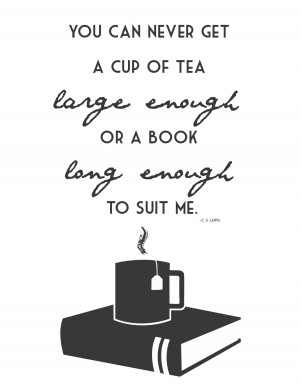 Tea quotes- books and tea