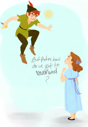 Peter Pan And Wendy Quotes Tumblr Peter and wendy by yaneying