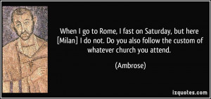 Ambrose Quote
