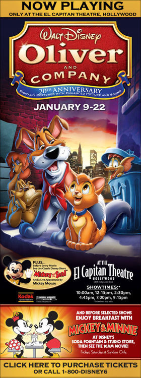 Oliver And Company Theatre