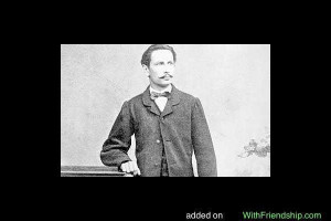 Karl Benz, twenty-five years old, in 1869