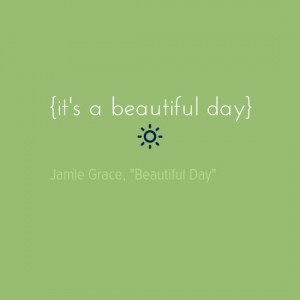 Jamie Grace - Beautiful Day. Jamie Grace--she'll be playing in Canada ...