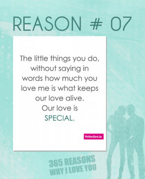 valentineindia:Reasons why I love you #7 : The little things you do ...