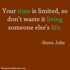Your time is limited.....