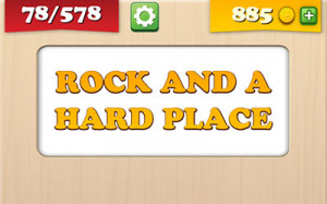 Emoji Rock and Hard Place