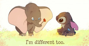 ... different, disney, love, pretty, quote, quotes, we are all different