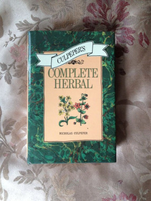 Vintage hardcover book Nicholas Culpeper's by ConfectioneryVintage, $ ...