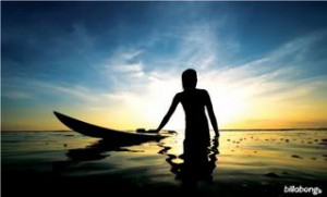 Billabong sunset surf Image