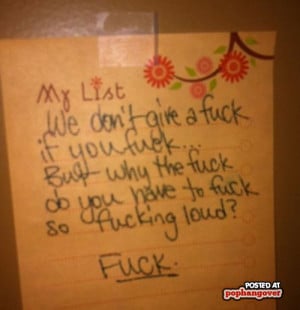 funny roommate note 1 15 Funny Roommate Notes (Part 2)
