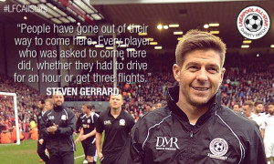 ... quotes from Gerrard, Torres, Suarez and other charity match All-Stars