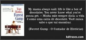 My mama always said: life is like a box of chocolates. You never know ...