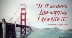 elmore leonard rewrite quote
