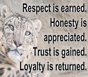 Respect-Honesty-Trust-Loyalty