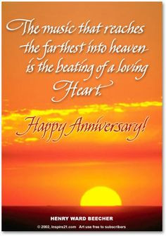Anniversary In Heaven Poems | ... reaches the farthest into heaven ...