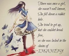madness returns more insanity rabbit hole alice madness returns quotes ...