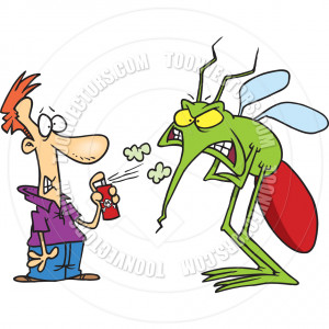 Cartoon Mosquito Repellent
