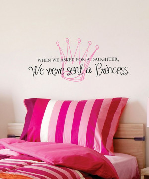 Belvedere Black & Soft Pink 'Princess' Wall Quote