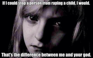 If I could stop a person from raping a child, I would.