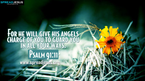 Psalm 91:11 BIBLE QUOTES HD-WALLPAPERS FREE DOWNLOAD For he will give ...