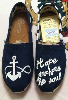 Anchor Quote Toms Shoe