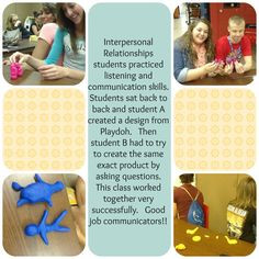 INFACS - Interpersonal Relationships students practiced listening and ...