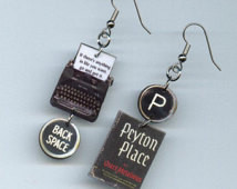 ... Peyton Place Ty pewriter Grace Metalious keys key literary gift
