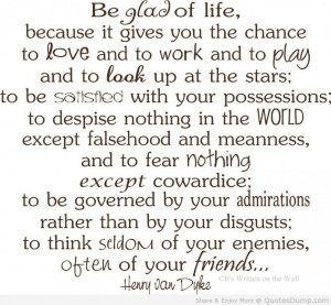 ... Think Seldom Of Your Enemies Often Of Your Friends - Friendship Quote
