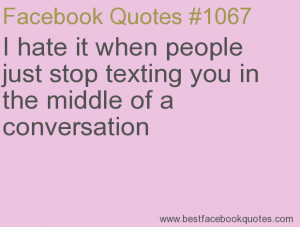 hate texting