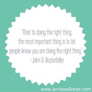 Letting the public know you’re doing it right can significantly ...