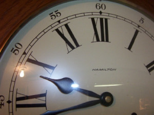 Hamilton Time and Strike Wall Clock