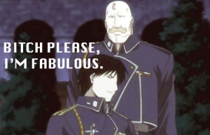 ... alex louis armstrong #colonel roy mustang #Roy Mustang #anime #gif #