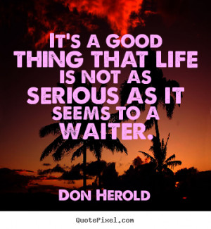 Don Herold Life Print Quote On Canvas