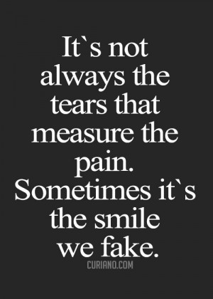 ... Sorrow Behind A Smile With These 29 Comforting #Fake #Smile #Quotes