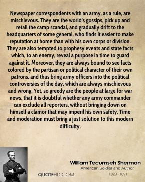 More William Tecumseh Sherman Quotes