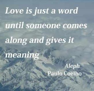Aleph, Paulo Coelho book quote