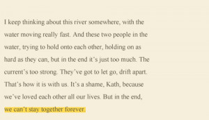 Never Let Me Go Quotes Book Never let me go. + quote +