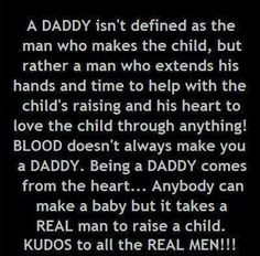 fathers who financially and are physically not present to father ...