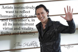 TOM HIDDLESTON QUOTES SHAKESPEARE