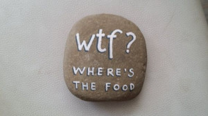 Hand painted rock stone with quote / by StudioCreARTiv on Etsy, €9 ...