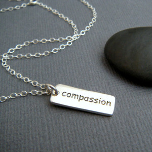 ... quote motto affirmation small simple word pendant charm. mantra