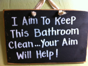 etsy.comI Aim to Keep this bathroom