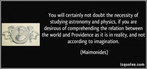 More Maimonides Quotes