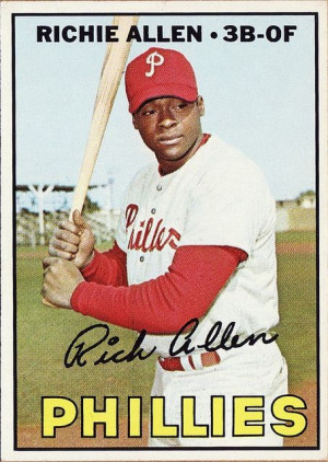 baseball cards richie allen 1966 | 1967 Topps - Richie Allen ...