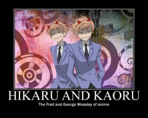 twins #hikaru and kaoru #anime