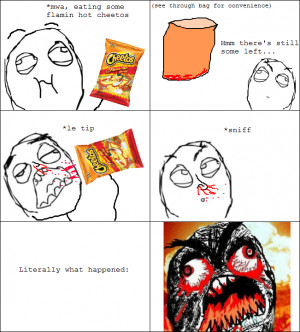 Hot Cheetos Rage Comic