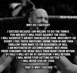... The Things You Are Not I Will Fight Against The Odds I Will Sacrifice